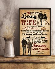 TO MY WIFE - HAND IN HAND - I LOVE YOU 16x24 Poster lifestyle-poster-3