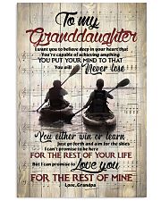 Grandpa to Granddaughter - Just Go Forth And Aim 16x24 Poster front