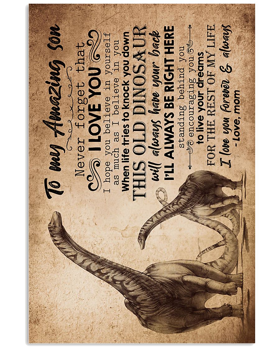 MOM TO SON - DINO - ALWAYS 16x24 Poster