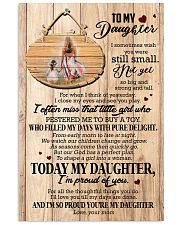 To Daughter - Hugging - I Sometimes Wish You Were 16x24 Poster front