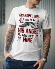 Angel - Grandpa - I Used To Be His Angel Classic T-Shirt lifestyle-mens-crewneck-front-6