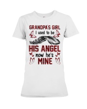 Angel - Grandpa - I Used To Be His Angel Premium Fit Ladies Tee tile