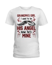 Angel - Grandpa - I Used To Be His Angel Ladies T-Shirt tile
