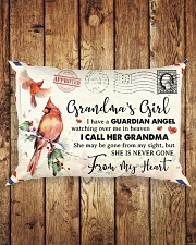 Angel Grandma - I Have A Guardian Angel Watching Rectangular Pillowcase aos-pillow-rectangle-front-lifestyle-2