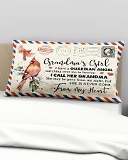Angel Grandma - I Have A Guardian Angel Watching Rectangular Pillowcase aos-pillow-rectangular-front-lifestyle-01