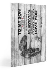 Saurus - Dad To Son - Never Feel That You Are 20x30 Gallery Wrapped Canvas Prints front