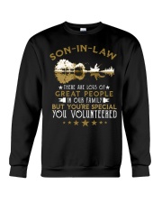 SON-IN-LAW - FISHING - VINTAGE - YOU VOLUNTEERED Crewneck Sweatshirt tile