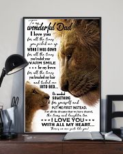 TO MY DAD - LION - I LOVE YOU FOR ALL THE TIMES 16x24 Poster lifestyle-poster-2
