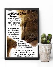 TO MY DAD - LION - I LOVE YOU FOR ALL THE TIMES 16x24 Poster lifestyle-poster-8