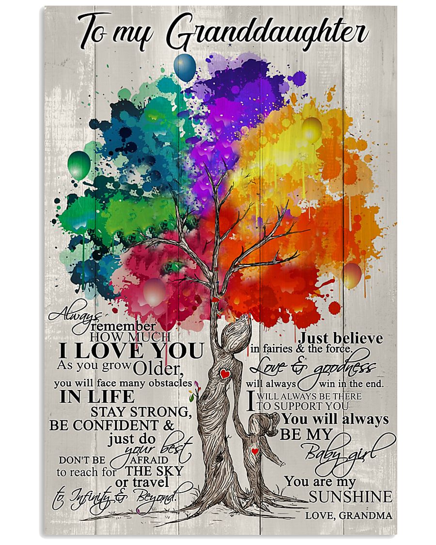 GRANDMA TO GRANDDAUGHTER 16x24 Poster