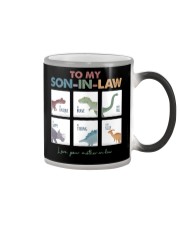 TO MY SON-IN-LAW - DINOSAUR - I LOVE YOU Color Changing Mug thumbnail