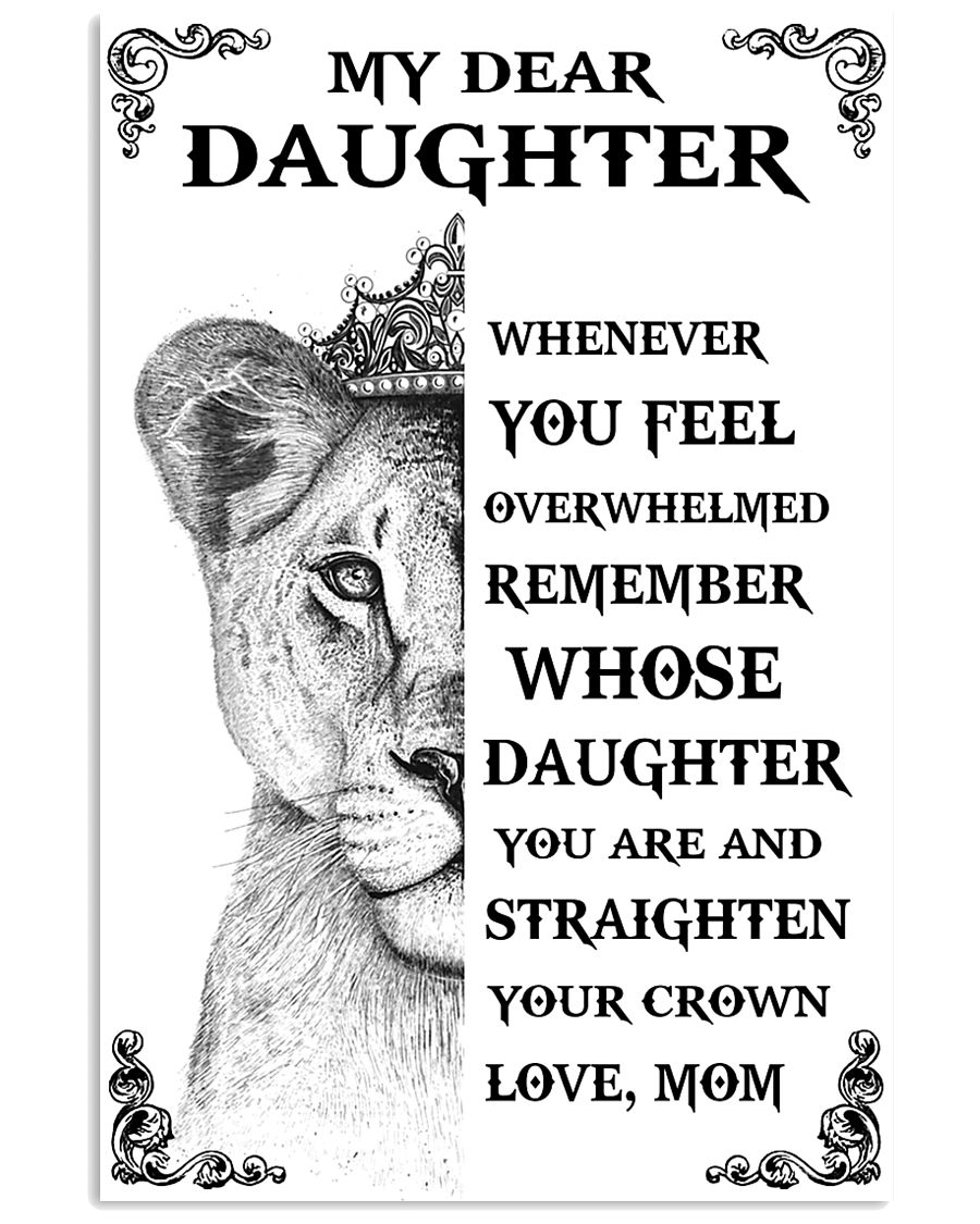 MOM TO DAUGHTER 16x24 Poster