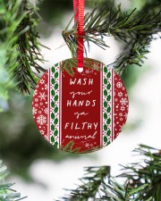 Christmas - Covid 2020 Circle ornament - single (porcelain) aos-circle-ornament-single-porcelain-lifestyles-07
