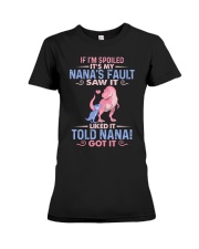 IF I'M SPOILED - T REX - GOT IT Premium Fit Ladies Tee thumbnail