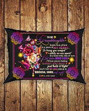 To Granddaughter - Best Wishes And Hug Rectangular Pillowcase aos-pillow-rectangle-front-lifestyle-2