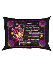 To Granddaughter - Best Wishes And Hug Rectangular Pillowcase front