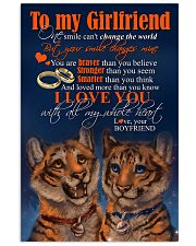 TO MY GIRLFRIEND 16x24 Poster front