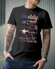 Daddy dinosaur Classic T-Shirt lifestyle-mens-crewneck-front-6