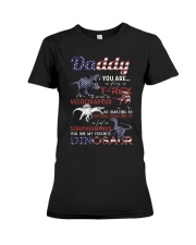 Daddy dinosaur Premium Fit Ladies Tee tile