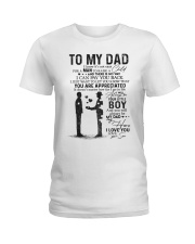 TO MY DAD Ladies T-Shirt thumbnail
