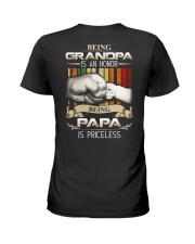 GRANDPA - BEING PAPA IS PRICELESS Ladies T-Shirt thumbnail