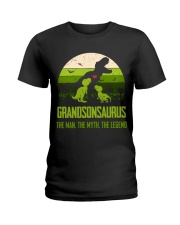 T-SHIRT - TO GRANDSON - T REX - THE LEGEND Ladies T-Shirt thumbnail