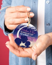 Mom - Moon Circle ornament - single (porcelain) aos-circle-ornament-single-porcelain-lifestyles-01