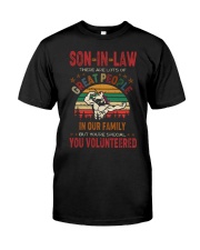 SON-IN-LAW - UNICORN - VINTAGE - YOU VOLUNTEERED Classic T-Shirt front