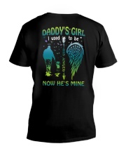 Daddy's girl- I used to be his angel now he's mine V-Neck T-Shirt tile