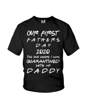 T-SHIRT - DAD AND CHILD - QUARANTINED Youth T-Shirt tile