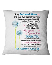 DAUGHTER TO MOM Square Pillowcase thumbnail