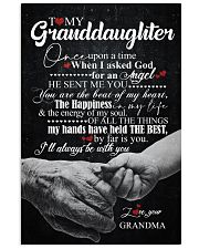 TO GRANDDAUGHTER - HANDS - ONCE UPON 16x24 Poster front