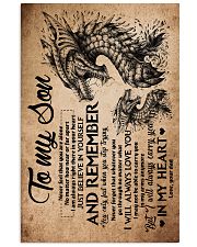 Dad To Son - Dragon - Never Feel That You Are 16x24 Poster front