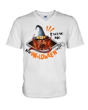 Mom - Halloween - Dragon - Excuse Me Is It V-Neck T-Shirt tile