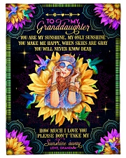 Grandma to Granddaughter - You Are My Sunshine Small Fleece Blanket - 30" x 40" front
