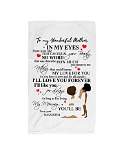 DAUGHTER TO MOTHER Hand Towel thumbnail