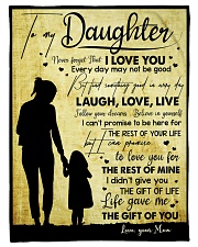 To My Daughter - Everyday MAy Not Be Good Fleece Blanket tile