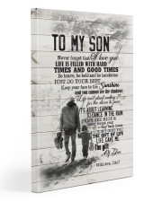 Dad to Son - Never Forget That I Love You 20x30 Gallery Wrapped Canvas Prints front