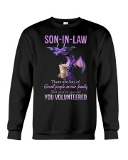 T-SHIRT - SON-IN-LAW - DRAGON - YOU VOLUNTEERED Crewneck Sweatshirt thumbnail