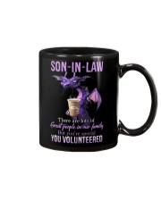T-SHIRT - SON-IN-LAW - DRAGON - YOU VOLUNTEERED Mug thumbnail