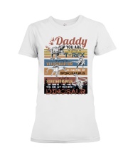 HOODIE - TO MY DADDY - FAVORITE DINOSAUR Premium Fit Ladies Tee tile