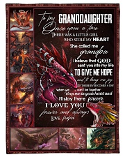 TO MY GRANDDAUGHTER - I LOVE YOU Small Fleece Blanket - 30" x 40" front