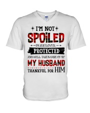 I'm Just Loved Protected - T-shirt V-Neck T-Shirt tile