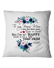 TO MY BONUS MOM Square Pillowcase thumbnail