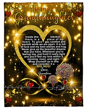 Grandma to Granddaughter - You'll Feel My Love Small Fleece Blanket - 30" x 40" front