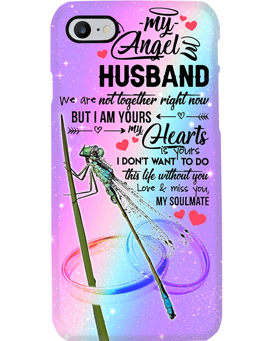 ANGEL HUSBAND - DRAGONFLY - MY HEART IS YOURS Phone Case