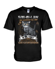 Son-in-law - Cat - You Volunteered - T-Shirt V-Neck T-Shirt thumbnail