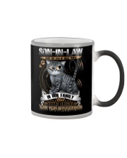 Son-in-law - Cat - You Volunteered - T-Shirt Color Changing Mug thumbnail