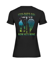 Step-dad's girl- I used to be his angel now he's mine Premium Fit Ladies Tee tile