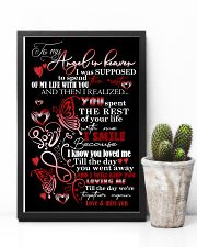 MY ANGEL HUSBAND - BUTTERFLY - MISS YOU 16x24 Poster lifestyle-poster-8